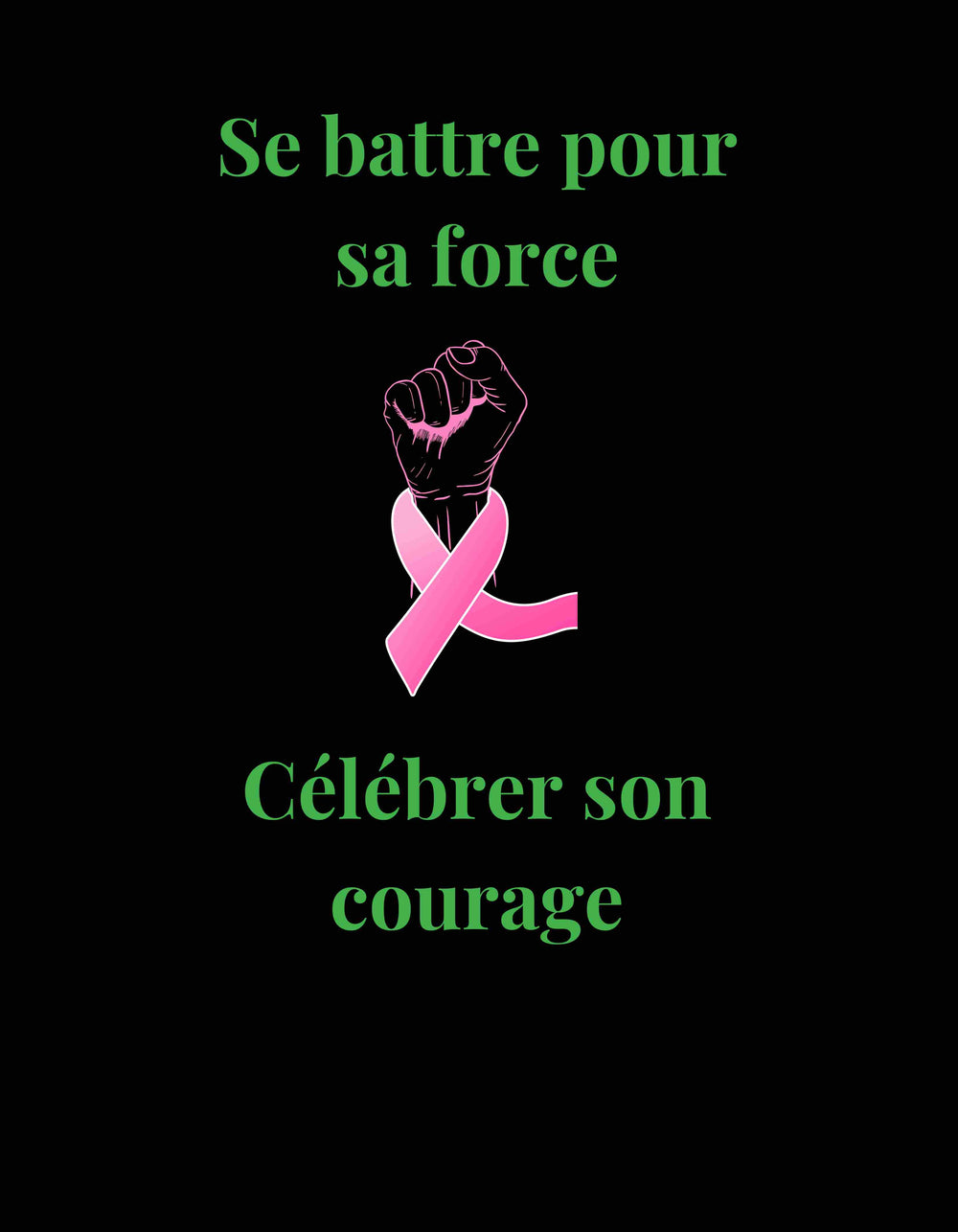 Strength and Courage Breast Cancer Awareness T-Shirt